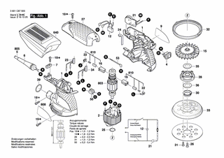 BOSCH Vorlegscheibe | Ersatzteile für GEX 125-1 AE | 2609110724