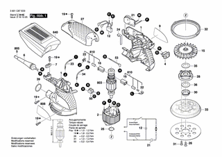 BOSCH Staubbehaelter | Ersatzteile für GEX 125-1 AE | 2609199176
