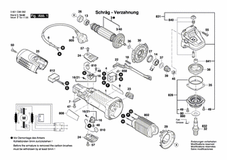 BOSCH Schlüsselhalter | Ersatzteile für GWS 7-125 | 3602311050