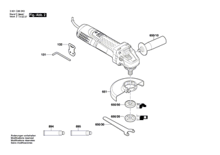 BOSCH Firmenschild GWS 7-100 | Ersatzteile f�r GWS 7-100 | 1619P02853