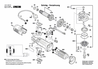 BOSCH Kohlebürstensatz | Ersatzteile für GWS 7-115 | 1619P02870
