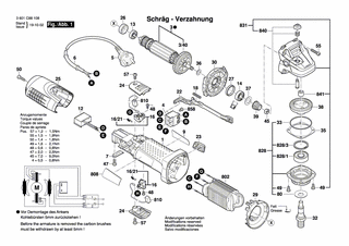 BOSCH Zwischenring | Ersatzteile für GWS 7-115 | 1619P14330
