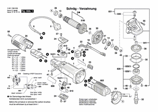 BOSCH Kugellager | Ersatzteile für GWS 7-115 E | 1619P00455
