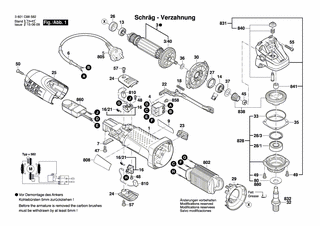 BOSCH Schalterknopf | Ersatzteile für GWS 7-125 ET | 1619P10838