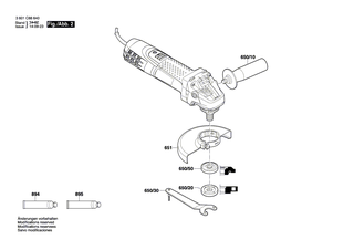 BOSCH T�lle �6,5-�6,9x95 MM | Ersatzteile f�r GWS 7-100 T | 2600703012