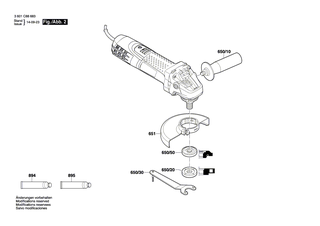 BOSCH Abdeckscheibe | Ersatzteile f�r GWS 7-100 T | 1600100033