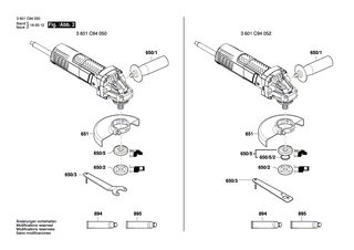 BOSCH Getriebegehäuse | Ersatzteile für GWS 750-125 | 1619P12186
