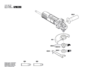 BOSCH Ausgleichscheibe 0,1 MM | Ersatzteile für GWS 750-115 | 1619P02821