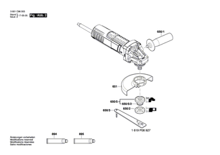 BOSCH Entst�rfilter | Ersatzteile f�r GWS 9-125 | 1619P15041
