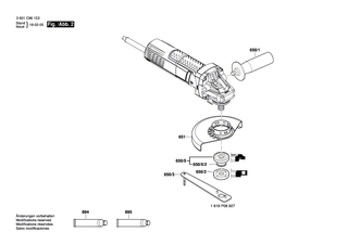 BOSCH Spiralfeder | Ersatzteile f�r GWS 9-125 S | 1604652013