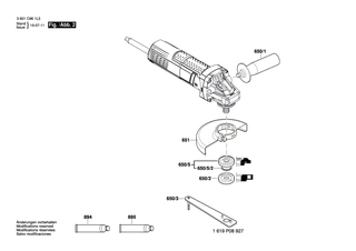 BOSCH Radial-Wellendichtring | Ersatzteile f�r GWS 900-100S | 1619P14544