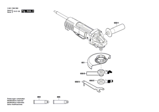 BOSCH Rillenkugellager | Ersatzteile f�r GWS 9-100 P | 1619P08829