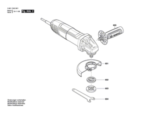 BOSCH Verstellschieber | Ersatzteile f�r GWS 700 | 1619PB4408