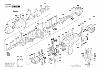 BOSCH Schraube | Ersatzteile für GDS 18 E | 1619PA2445