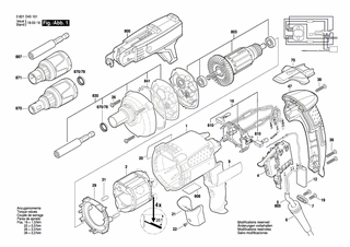 BOSCH Firmenschild GSR 6-60 TE | Ersatzteile für GSR 6-60 TE | 2601111894