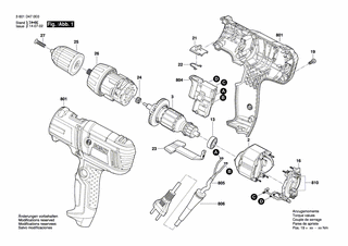 BOSCH Schalter | Ersatzteile für GSR 7-14 E | 2607200623