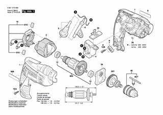 BOSCH Kugellager | Ersatzteile für GBM 10 RE | 2609110491