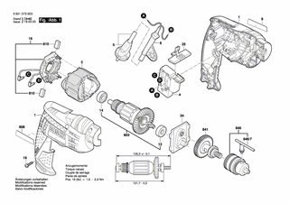 BOSCH Bohrfutter Ø1,0-10 MM, 3/8 | Ersatzteile für GBM 10 RE | 1608571079