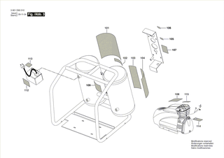 BOSCH Etikett | Ersatzteile fr CET3-10 | 1619P05938