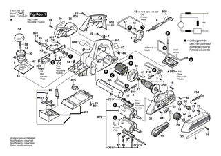 BOSCH 2 HM-Hobelmesser 82 mm, gerade, 35� | Ersatzteile f�r PHO 1, 150, 250 - 2607000096