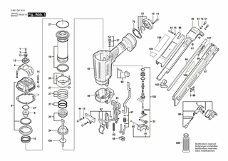 BOSCH Nase | Ersatzteile fr FNA 250-15 | 2610005328