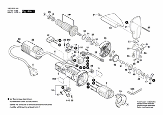 BOSCH Stützrolle | Ersatzteile für GSC75-16 | 3600905158