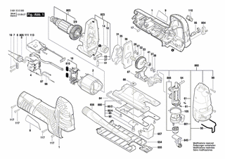 BOSCH Gummipuffer | Ersatzteile für GST 150 CE | 1603100036