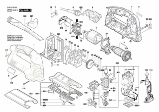 BOSCH Tülle | Ersatzteile für GST 160 BCE | 2600707078