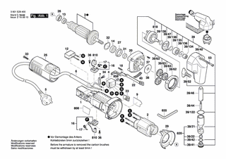 BOSCH Tülle Ø8,3-Ø9,4x95 MM | Ersatzteile für GNA 75-16 | 2600703011