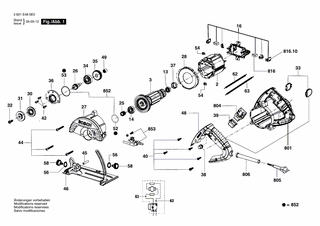 BOSCH Bürstenhalter | Ersatzteile für GDC 14-40 | F000612022