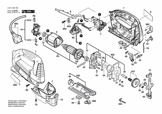 BOSCH Drehzahlregler | Ersatzteile für GST 90 BE | 2607233072