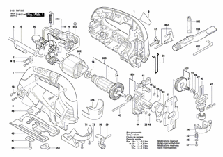 BOSCH Nadelkranz | Ersatzteile für GST 90 BE | 2600913040