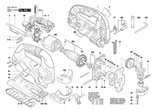 BOSCH Kohlebürstensatz | Ersatzteile für JS365 | 2604321944