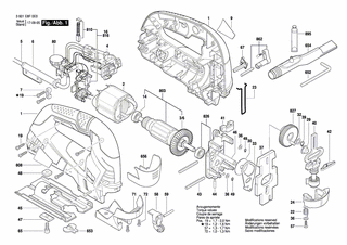 BOSCH Lagerbolzen | Ersatzteile für GST 90 BE | 1619P07159