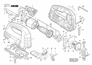 BOSCH Grundplatte | Ersatzteile für JS260 | 1619X05094