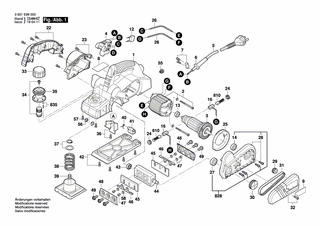 BOSCH Fühlerlehre | Ersatzteile für GHO 6500 | 2607970002