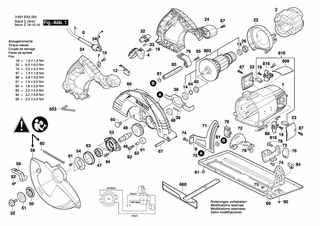 BOSCH Gehrungslineal | Ersatzteile für GKS 9 | 1619X01612