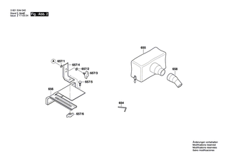 BOSCH Vierkantmutter M6 | Ersatzteile f�r GHO 16-82 D | 2603320004