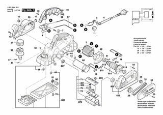 BOSCH Spannbacken | Ersatzteile für GHO 26-82 D | 2609110064