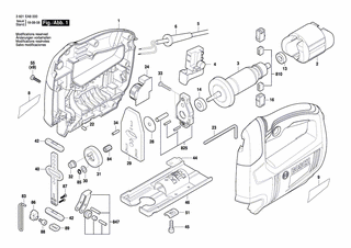 BOSCH Kugellager | Ersatzteile für GST 650 | 160090007U