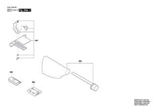 BOSCH Netzanschlussleitung | Ersatzteile für GHO 700 | 1619PB4254