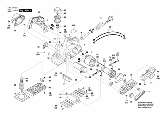 BOSCH Stellknopf | Ersatzteile für GHO 700 | 1619PB4269