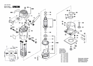 BOSCH Vorlegscheibe | Ersatzteile für GKF 600 | 2609110290