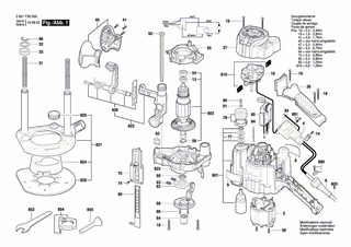 BOSCH Luftleitring | Ersatzteile für GOF 1250 CE | 2600148017