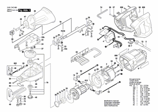BOSCH Dichtplatte | Ersatzteile für GSA 1100 E | 2610956887