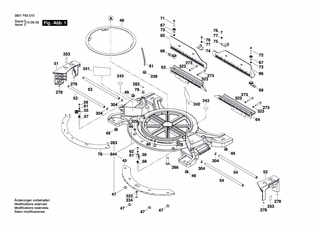 BOSCH Zeiger | Ersatzteile für GCM12SD | 1609B00358
