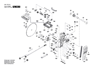 BOSCH Scheibe | Ersatzteile für GCM12SD | 1609B00457