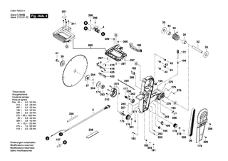 BOSCH Ergänzungsgestell | Ersatzteile für GCM12SD | 1609B02964
