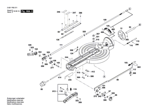 BOSCH Stützplatte | Ersatzteile für GCM12SD | 1609B04470