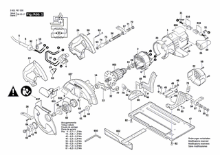 BOSCH Fussplatte | Ersatzteile für GKS 65 | 2610922569